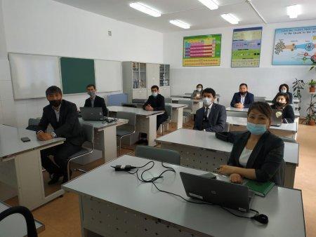Тараз қаласындағы Назарбаев Зияткерлік мектебінің базасында "Microsoft Teams" бағдарламасымен жұмыс жасауды үйрену мақсатында семинар ұйымдастырылды.